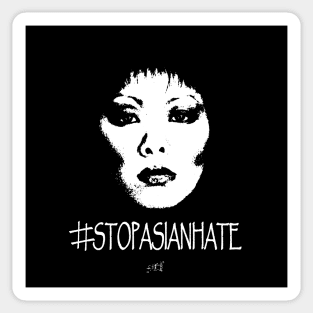 #STOPASIANHATE (Solid Black) by Swoot Sticker